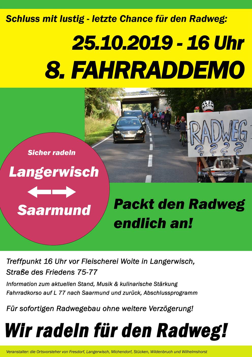 Fahrrad Demo 2019